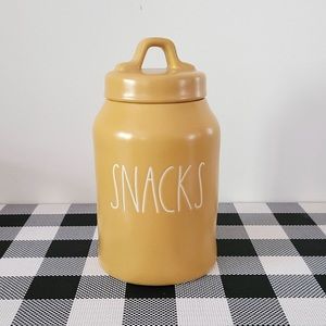 Rae Dunn SNACKS Canister